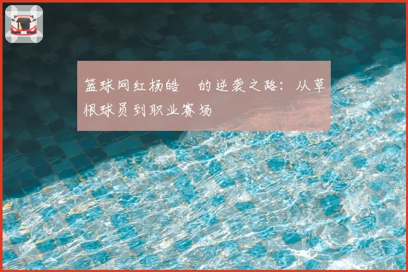篮球网红杨皓喆的逆袭之路：从草根球员到职业赛场